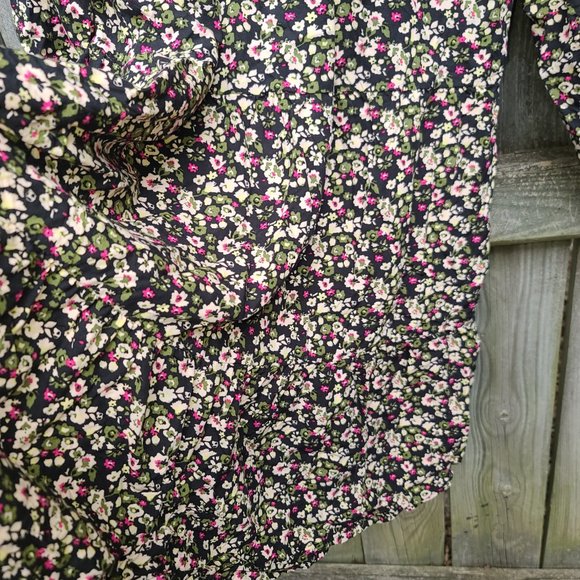 Caralyn Mirand The Drop size S Floral Mini Dress Tunic 3/4 sleeve - Picture 8 of 9